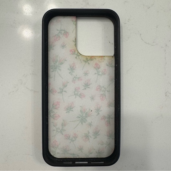 Wildflower White and Pink Floral Tulip Phone Case - Picture 2 of 2